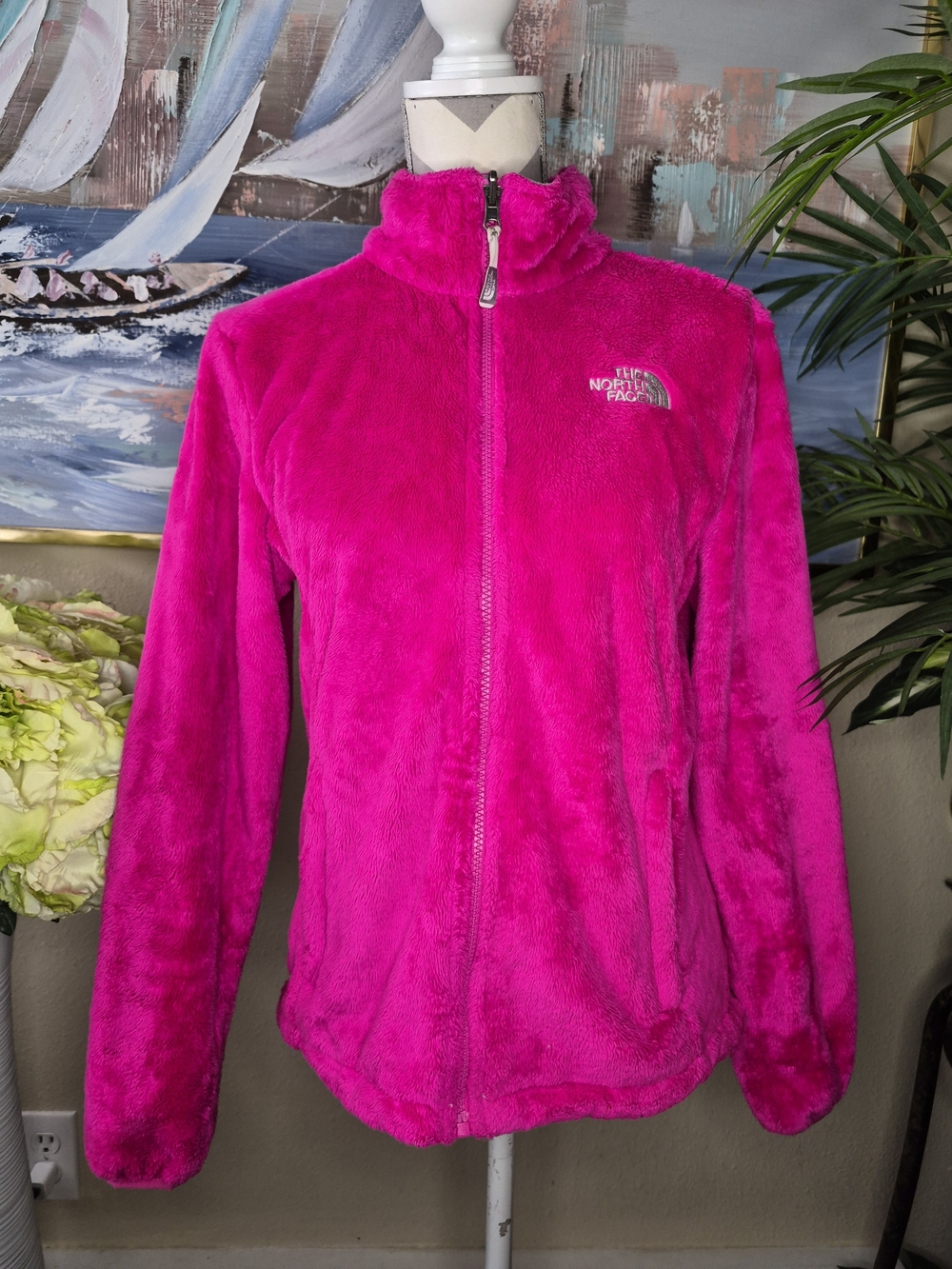 The North Face Women's Fleece Jacket - Bright Pink